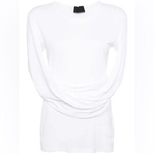 Puppets And Puppets Straightjacket cotton top White Designer New Without Tag M